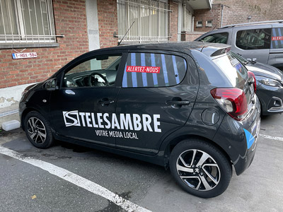 VDFA lettrage pour véhicule utilitaire et camion pose en wallonie belgique